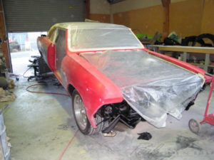 66 chevelle vehicle restoration before