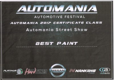 Real Rides Automania 2017 Best Paint Award